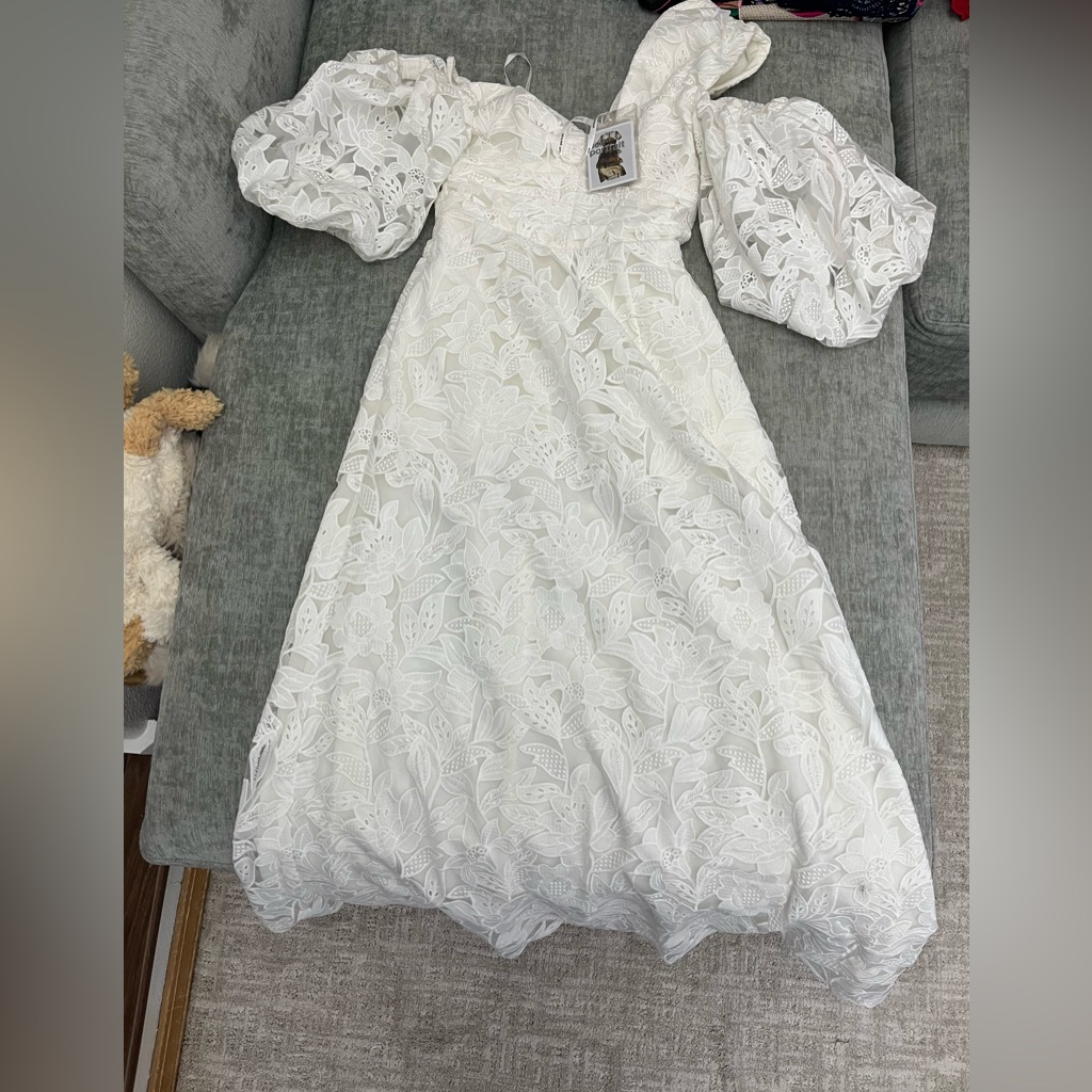 Selfpotrait White Lace Dress